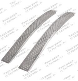 Jeu de rampes de chargement, aluminium
