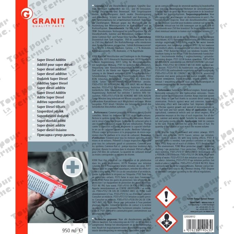 Additif Super Diesel 950ml