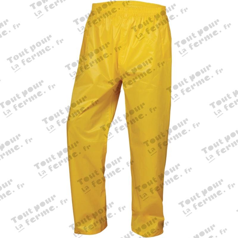 Ensemble de pluie, jaune