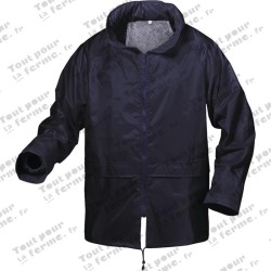 Ensemble de pluie, bleu