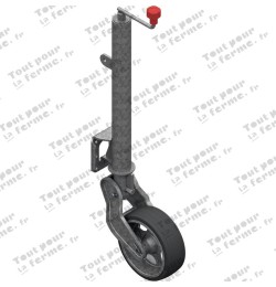 Roue jockey avec bride