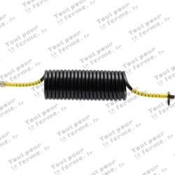 Tuyau pneumatique spiralé