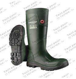 Bottines de sécurité en PU Dunlop vert,