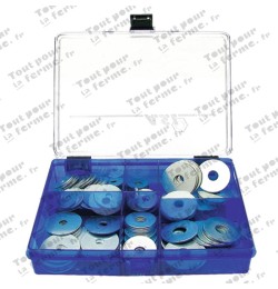 Assortiment de rondelles pour garde-boue