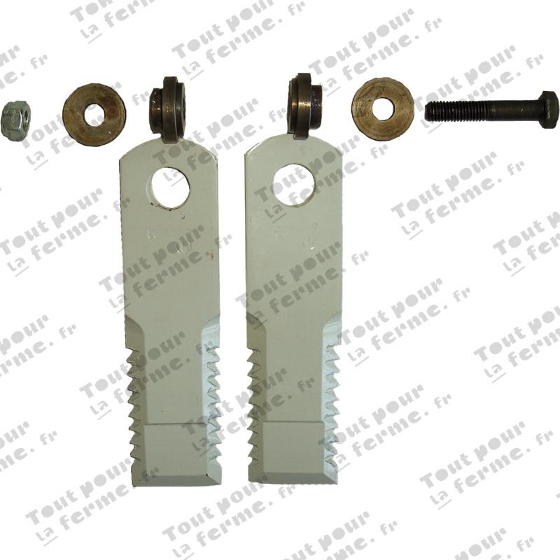 Kit de couteaux hache-pailles (3 paires)