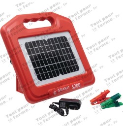 Électrificateur de clôture solaire 200