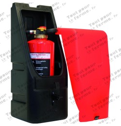Coffret ext. rouge/noir 680x260x260