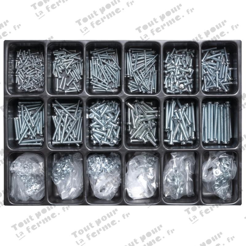 Set de vis filetées