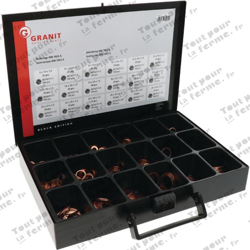 Set de bagues d'étanchéité