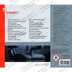 Mousse nettoyante pour textiles 500 ml