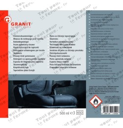 Mousse nettoyante pour textiles 500 ml
