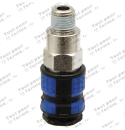 Raccord rapide avec filetage mâle R1/4"