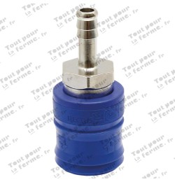 Raccord rapide avec raccord tuyau 8 mm