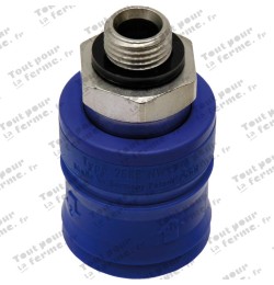 Raccord rapide avec filetage mâle 1/4"
