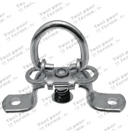 Verrou tournant œillets ovales 42x22 mm