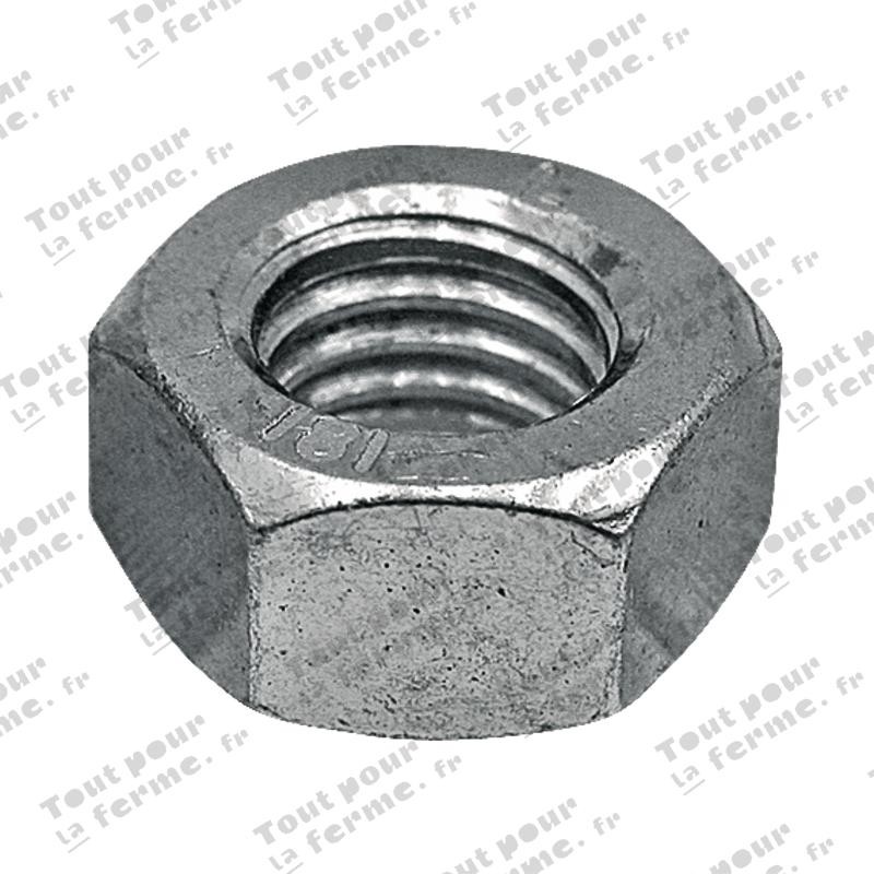Écrou hexagonal M4x0,7 DIN 934