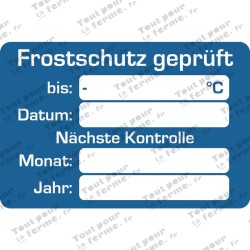 Autocollant "Antigel"