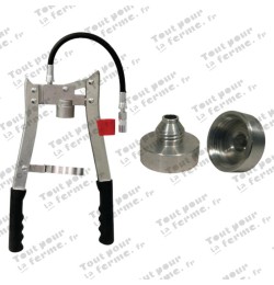 Pompe à graisse 2 leviers + adaptateur