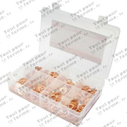 Assortiment de joints, en cuivre