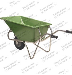 Brouette Noka 160l, roue gonflable