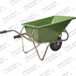 Brouette Noka 160l, roue gonflable