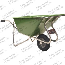 Brouette Noka 160l, roue gonflable
