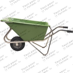 Brouette Noka 160l, roue gonflable
