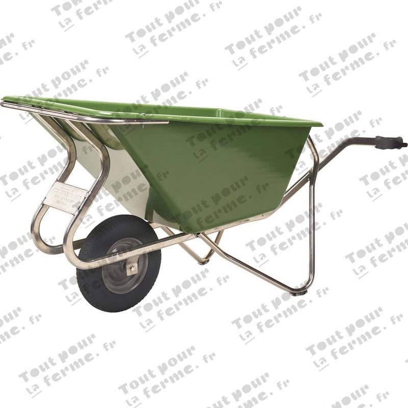 Brouette Noka 160l, roue gonflable