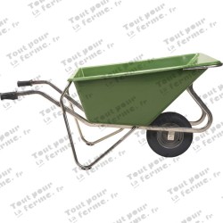 Brouette Noka 160l, roue gonflable