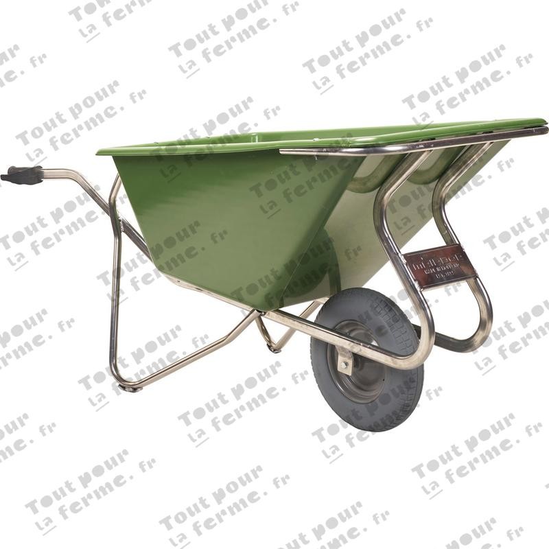 Brouette Noka 160l, roue gonflable