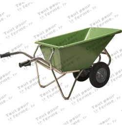 Brouette agricole aluminium 2 roues