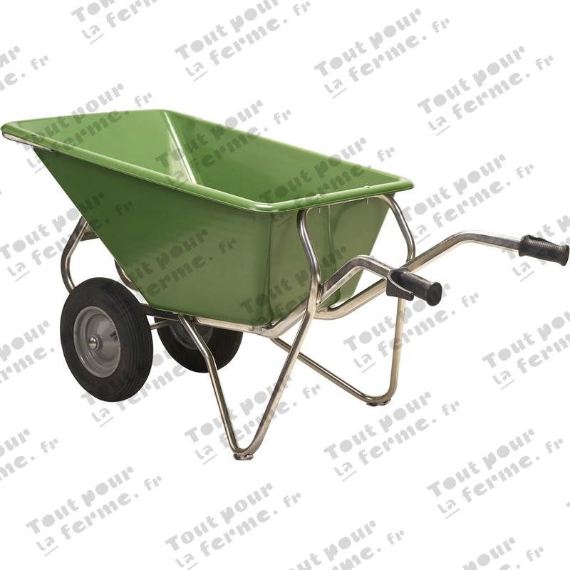 Brouette agricole aluminium 2 roues