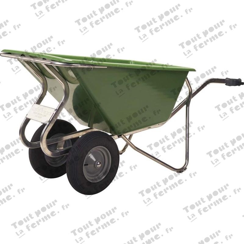 Brouette agricole aluminium 2 roues