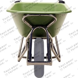 Brouette Profi-Max 90l alu, auge HDPE