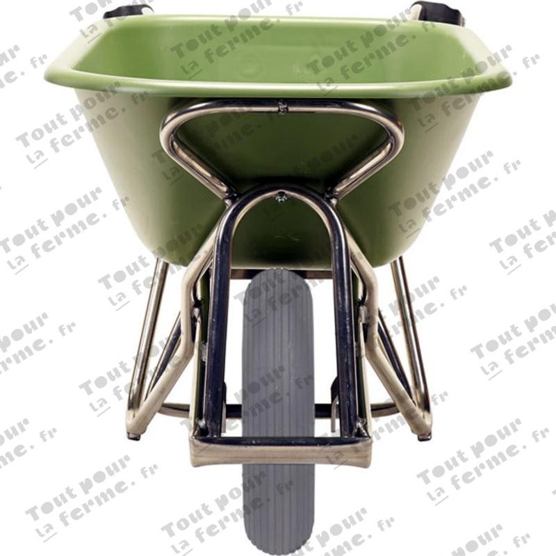 Brouette Profi-Max 90l alu, auge HDPE