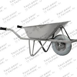 Brouette 80l, pneus anti-crevaison