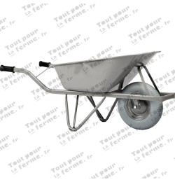 Brouette 80l, pneus anti-crevaison