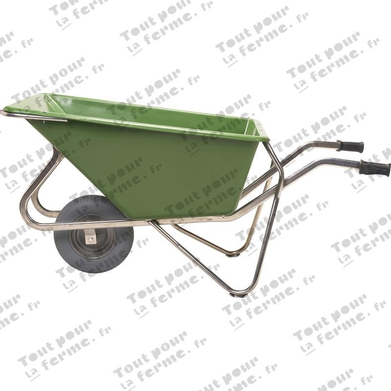 Brouette Noka 160l, anti-crevaison