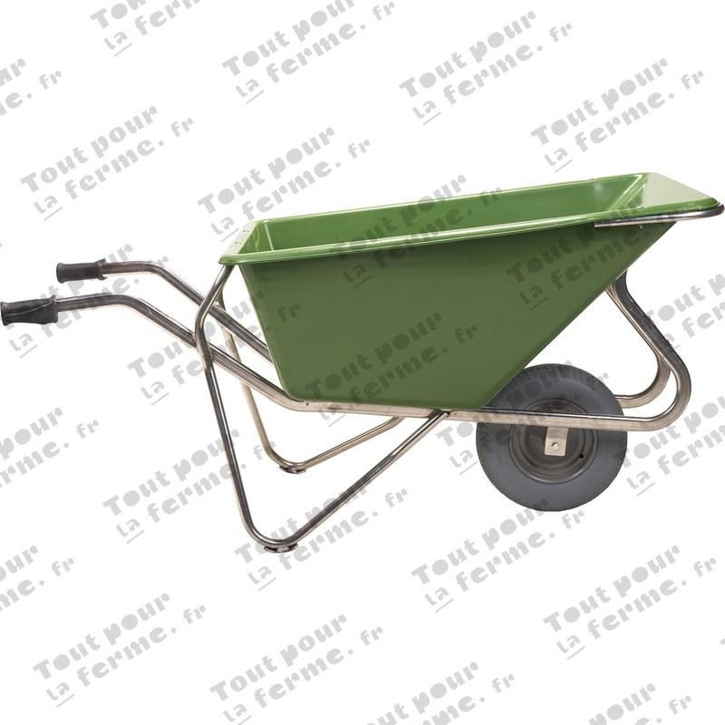 Brouette Noka 160l, anti-crevaison