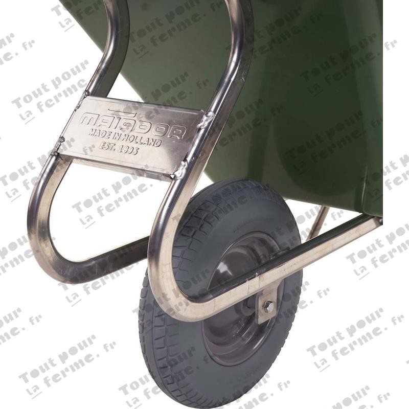 Brouette Noka 160l, anti-crevaison