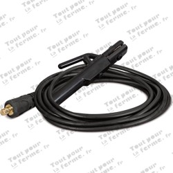 Porte-électrons plus câble 25mmQ et 4m
