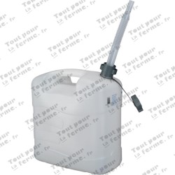 Jerricane à eau, PE + bec flexible, 20L