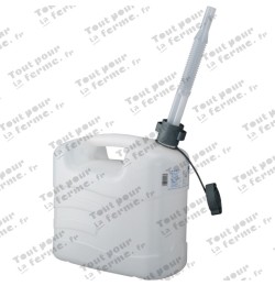 Jerricane à eau, PE + bec flexible, 10L