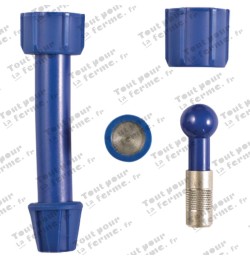 Buse réglable et pivotante, en inox