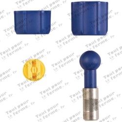 Buse réglable et pivotante, en inox