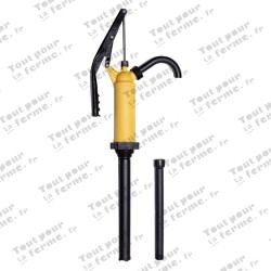 Pompe pour fut PP-PE+FKM, en inox