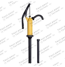 Pompe pour fut PP-PE+FKM, en inox