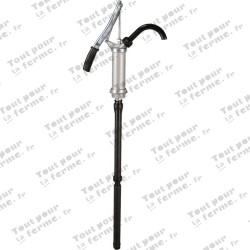 Pompe manuelle avec tuyau en acier