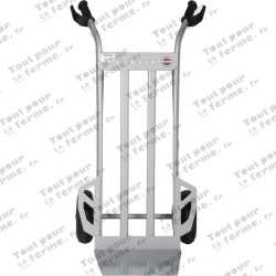 Diable de chantier, 350 kg, roue gonflab