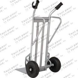 Diable de chantier, 350 kg, roue gonflab